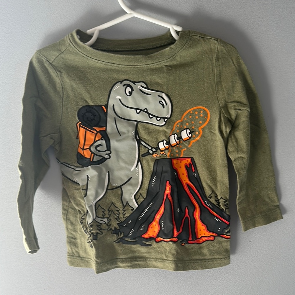 Dinosaur Adventure Kids Shirt - Green